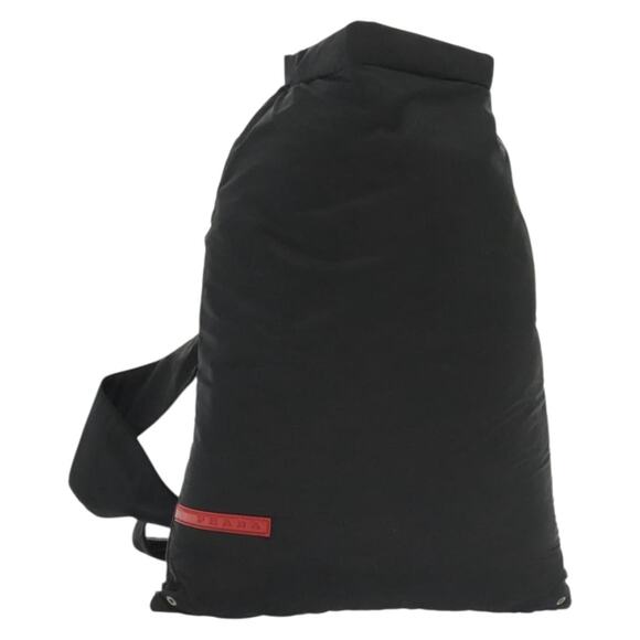 PRADA Sports Backpack Nylon Black Silver - Picture 1 of 12